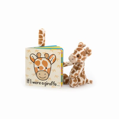 Jellycat If I Were A Giraffe and Bashful Giraffe Small UK | 92674GMYZ